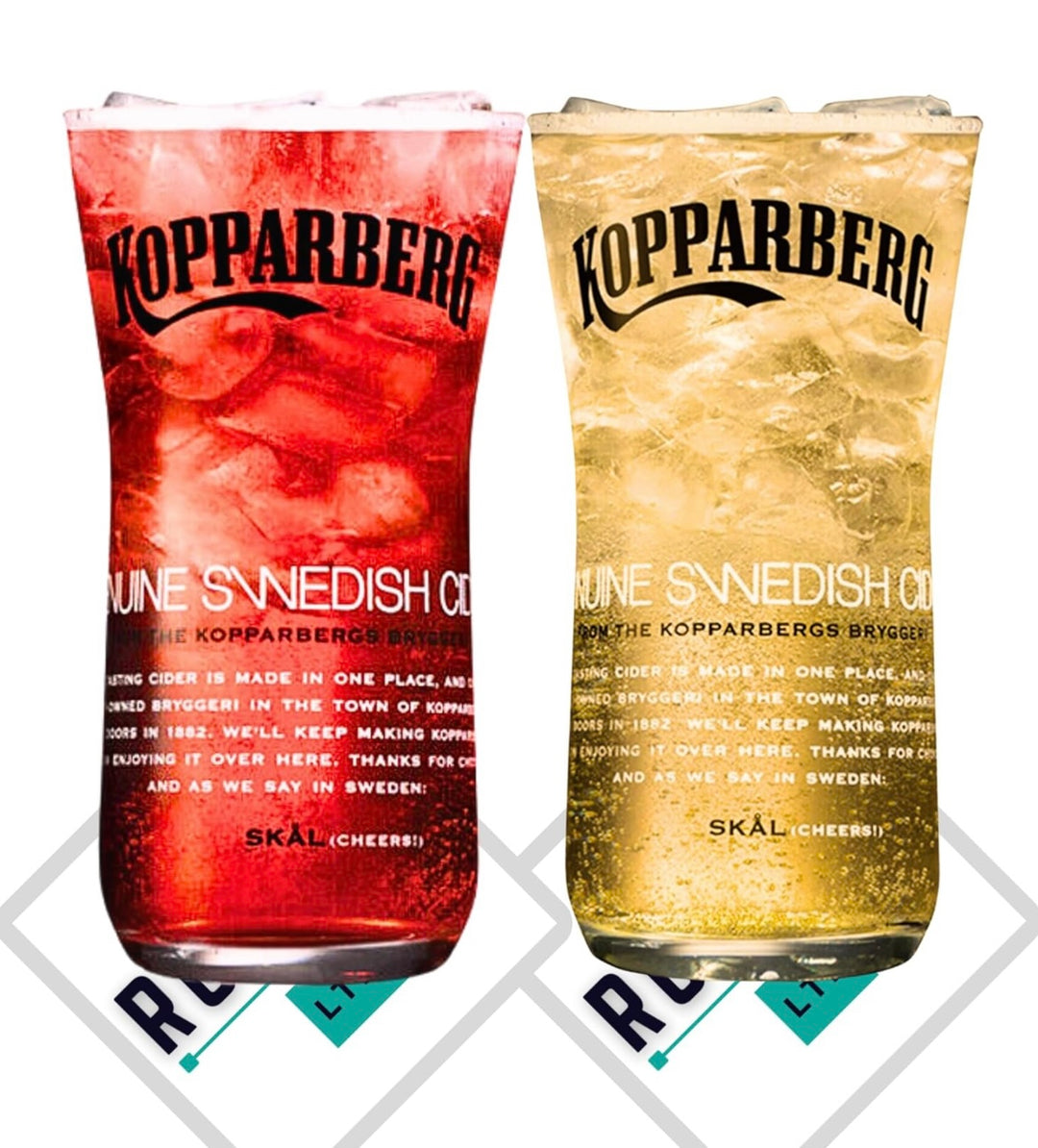 Kopparberg 500ml cider pint glass