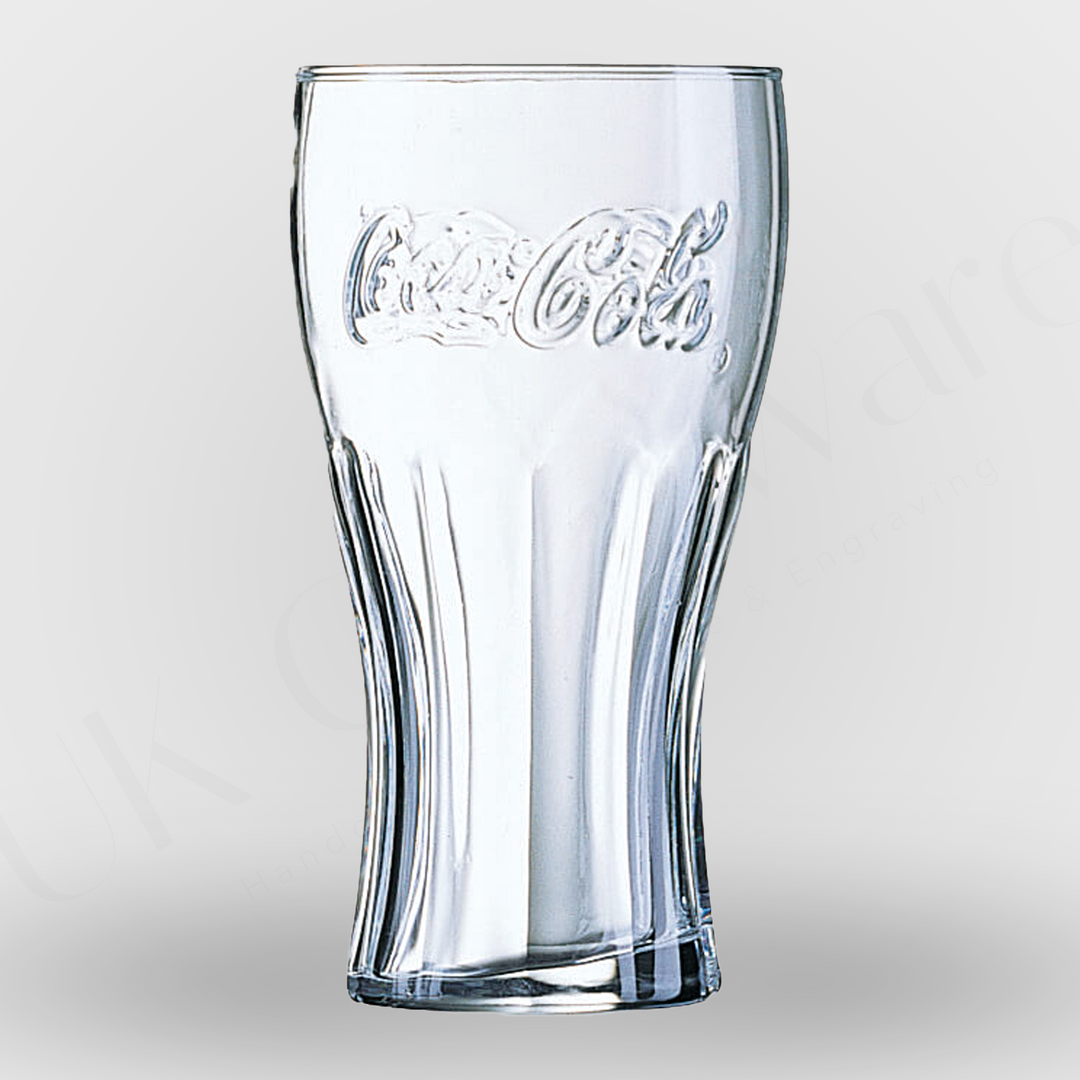 COCA COLA contour 16oz GLASS