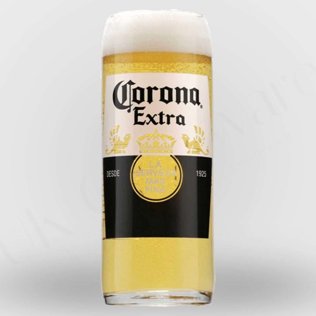 Corona Nucleated Pint Glass - 20oz Beer Can Glass