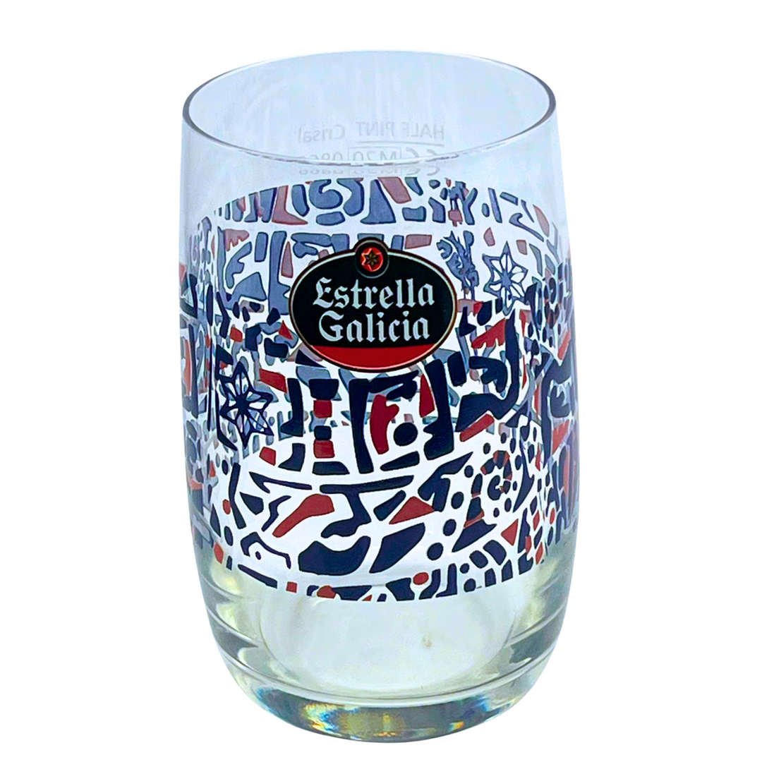 1 x nucleated new design Estrella Galicia 20oz pint glass