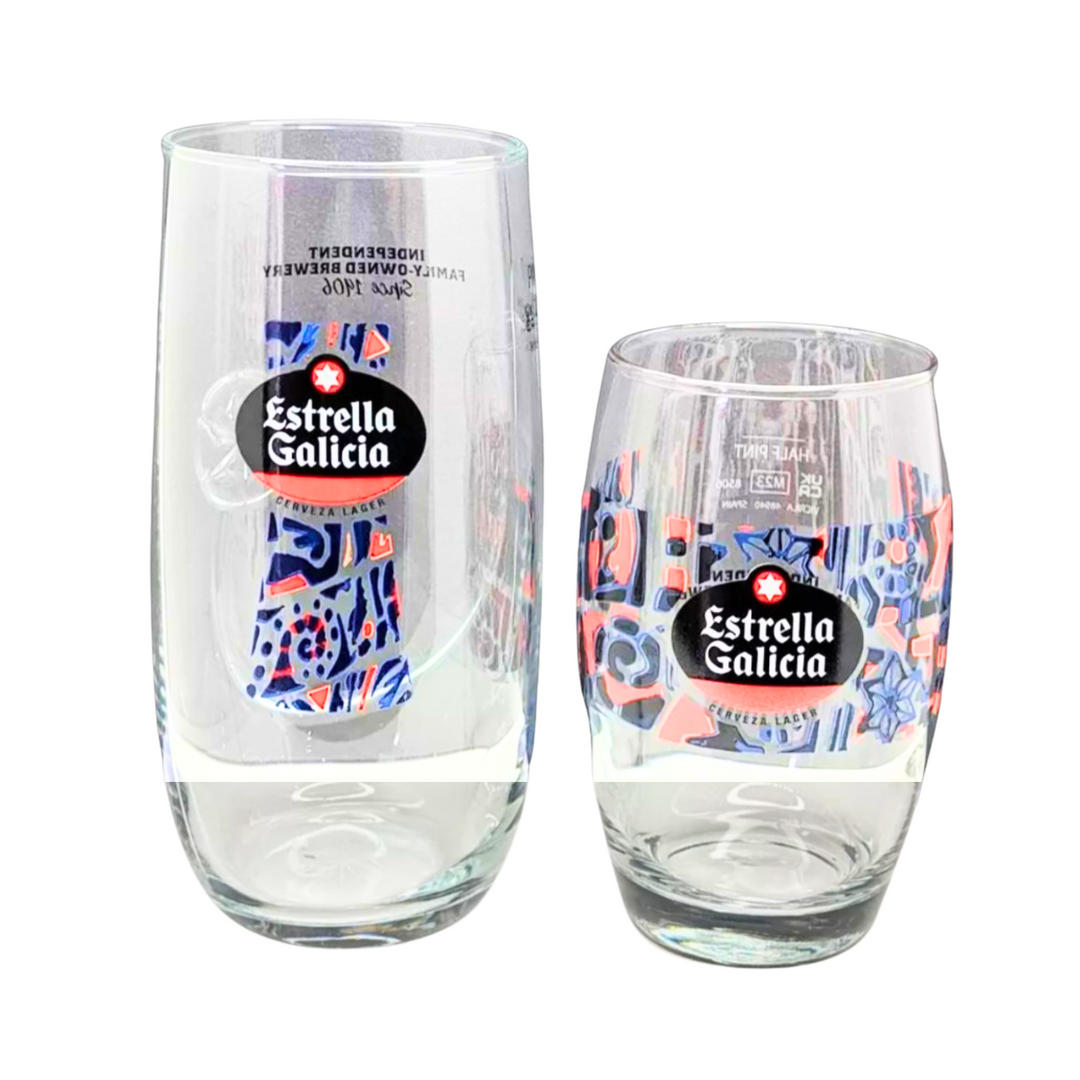 Estrella Galicia Beer Glass Bundle