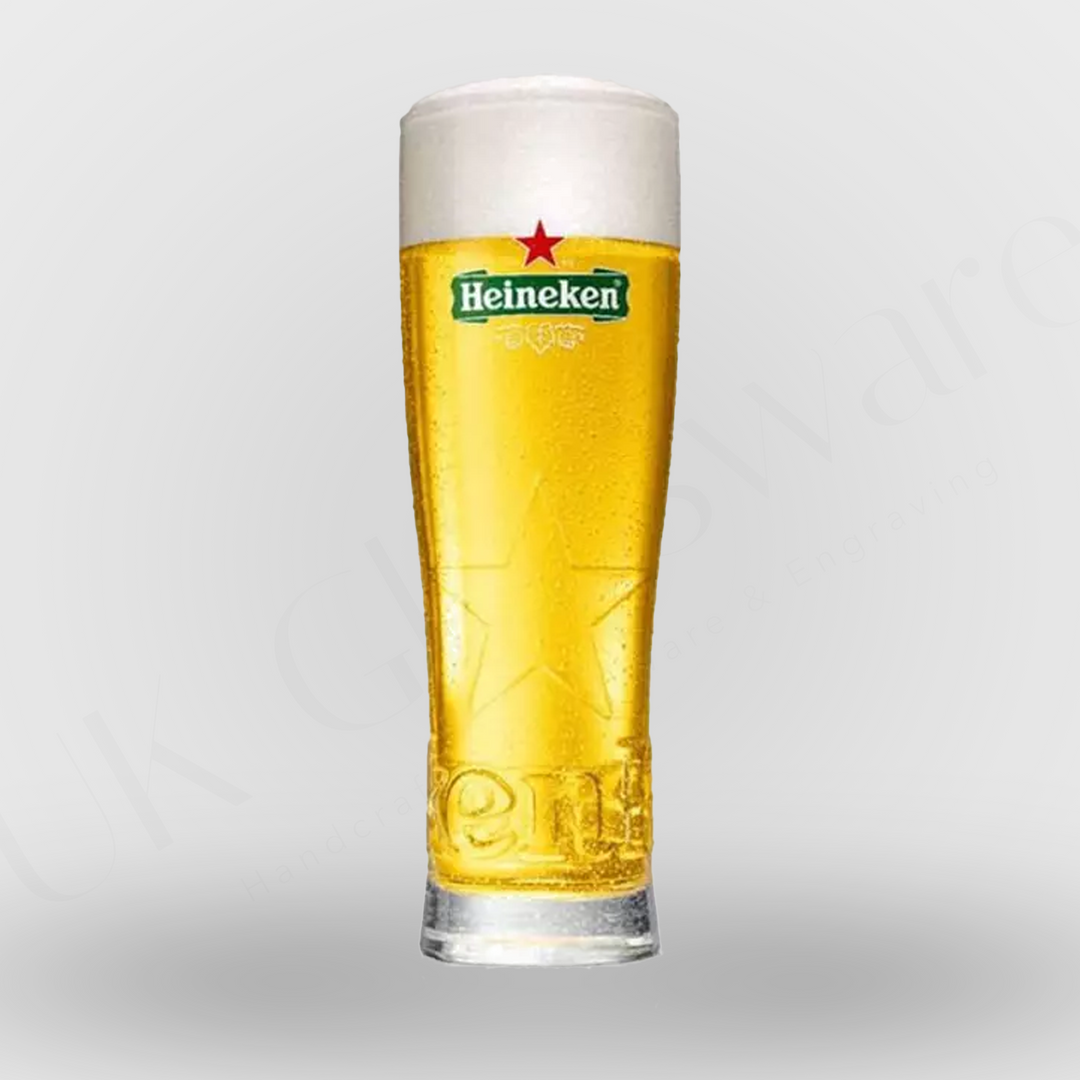 HEINEKEN BEER GLASS - HALF PINT