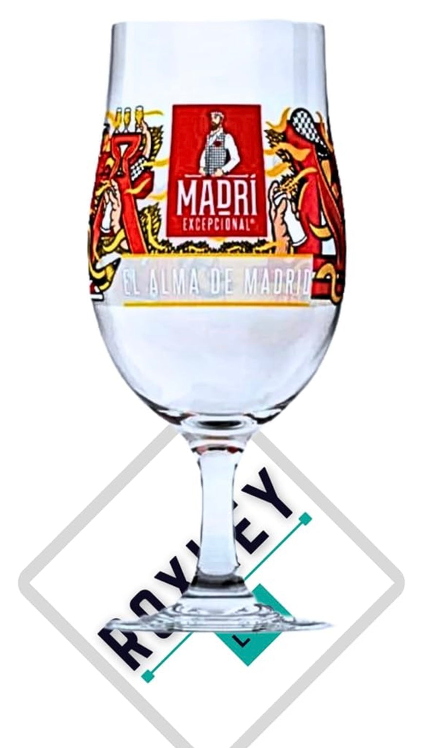 Madri limited edition 20oz nucleated pint glass