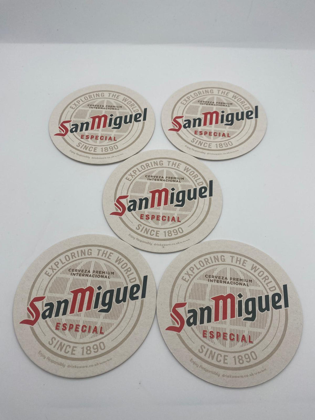 10 x San Miguel beer mats/coasters
