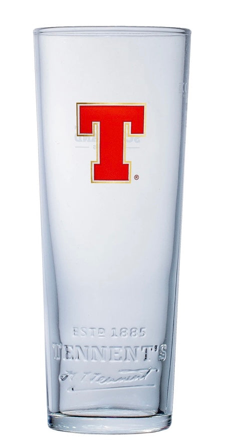 Tennant’s 20oz nucleated pint glass