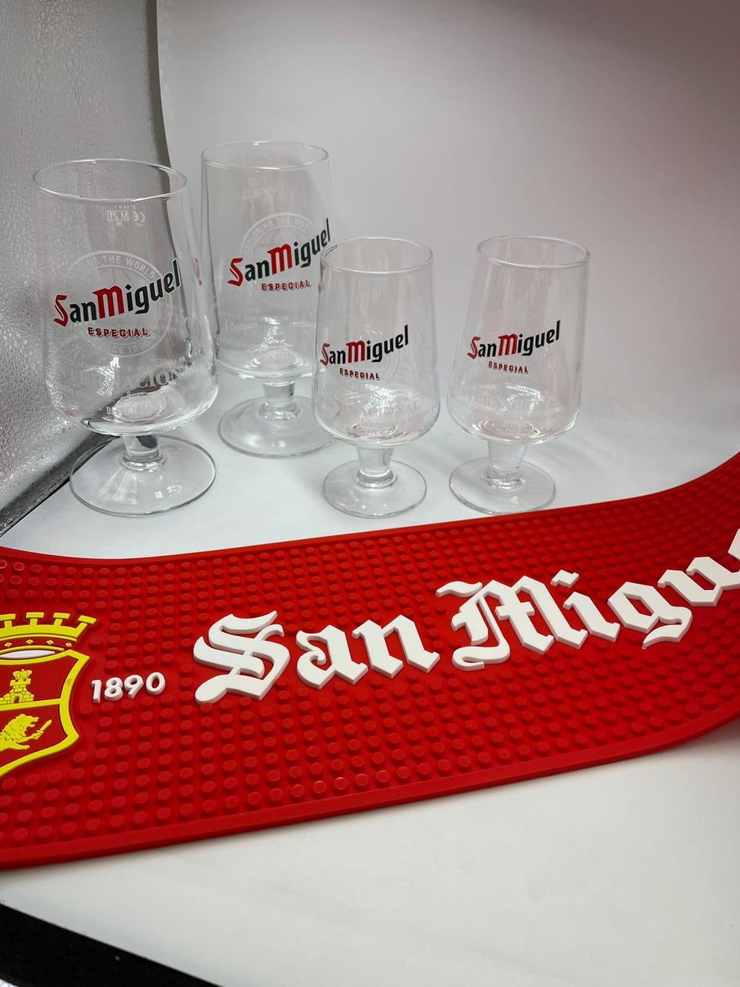 San Miguel Nucleated Beer Glass Bundle