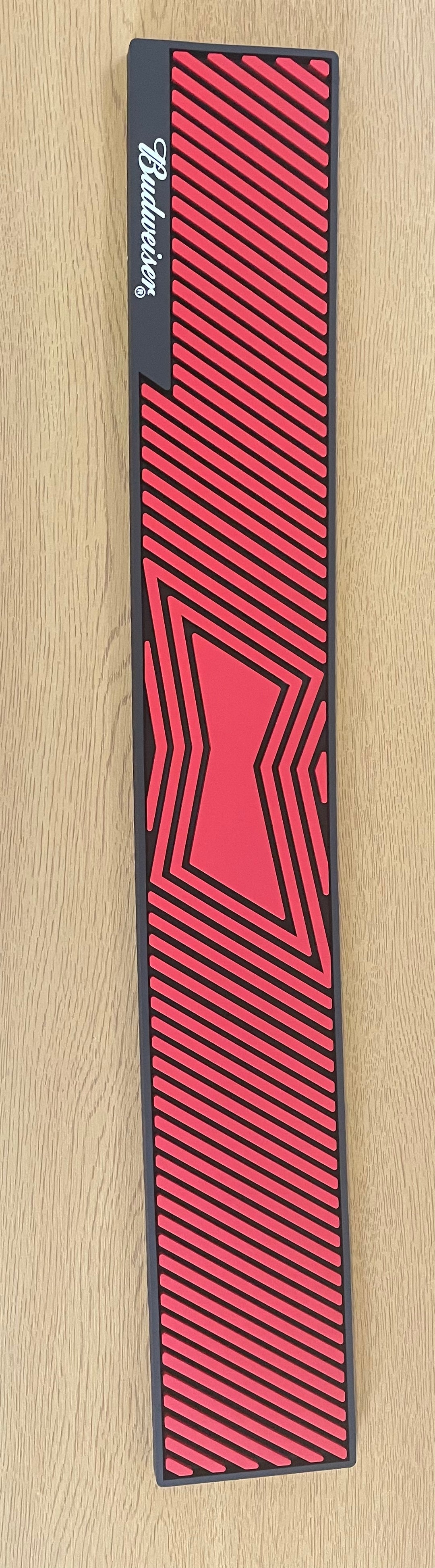 Budweiser rubber bar runner