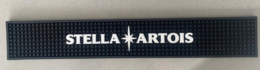 Stella Artois rubber bar runner (56x9x1cm)