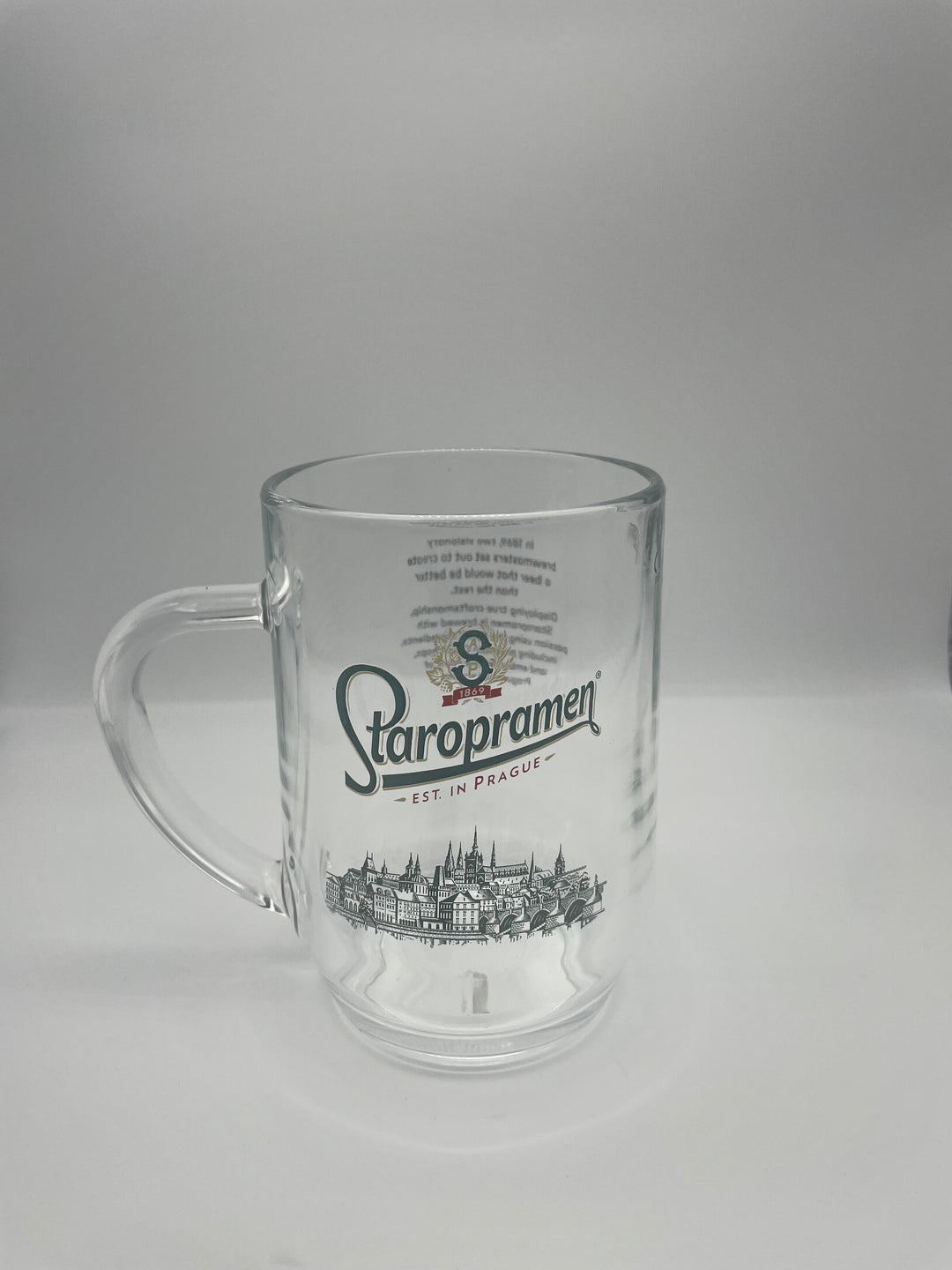 Staropramen 20oz pint Tankard heavy duty
