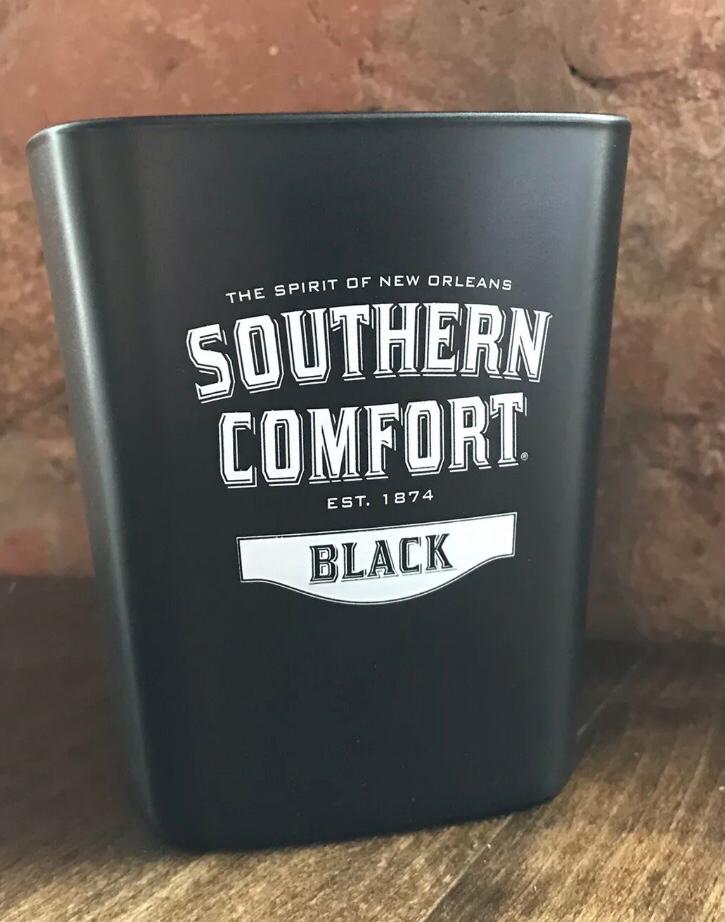 SOUTHERN COMFORT BLACK TUMBLER GLASS