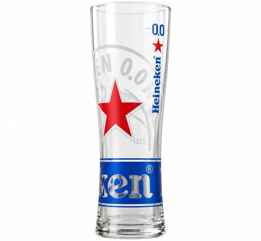 Heineken 0.0 Pint Glass – Single Beer Glass