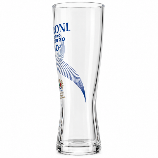 Peroni Nastro Azzurro 0.0% Pint Glass – Single Branded Beer Glass
