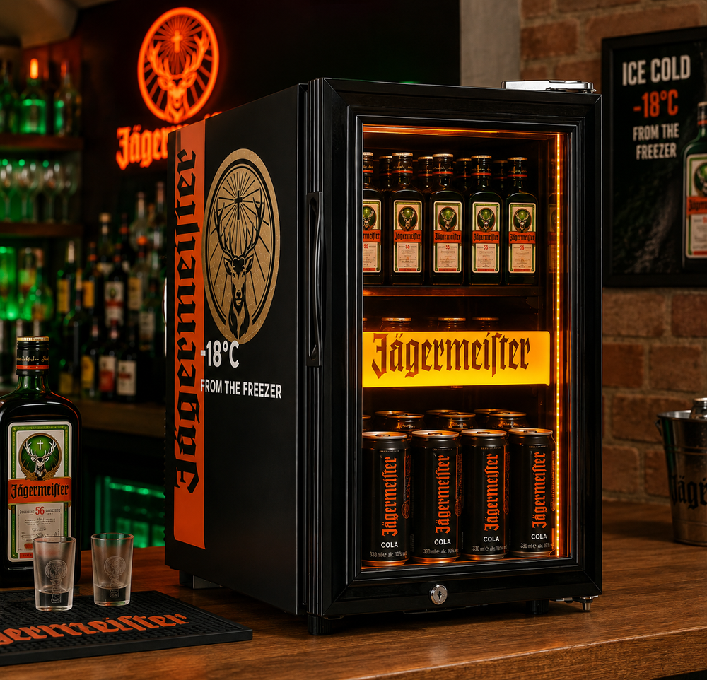 Jägermeister Mini Fridge Freezer – Branded Drinks Cooler