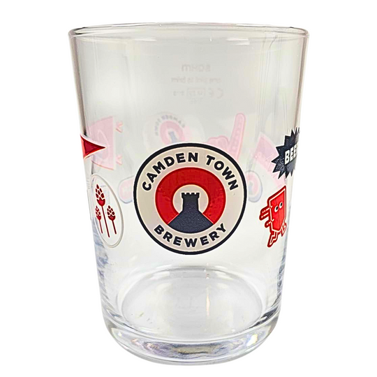 Camden Town Jacks nucleated sticker edition pint glass