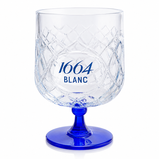Kronenbourg 1664 blanc half pint glass