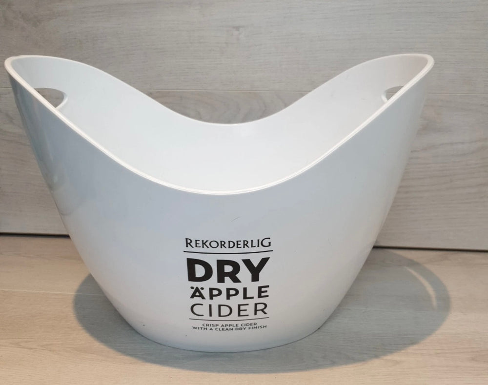 Rekorderlig Dry apple cider ice bucket approximately 8 litres in size