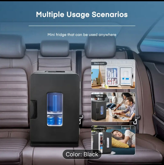 Mini 15 Litre fridge AC + 12V DC small power ideal for office, cars etc