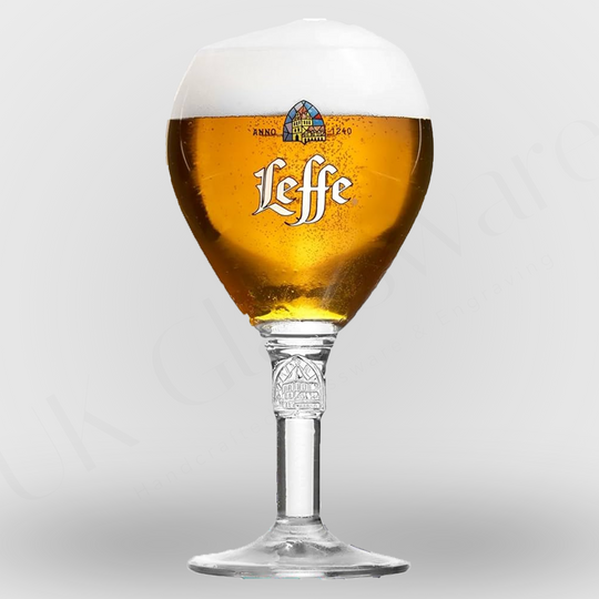Leffe Nucleated Half Pint Glass - 33cl Beer Glass