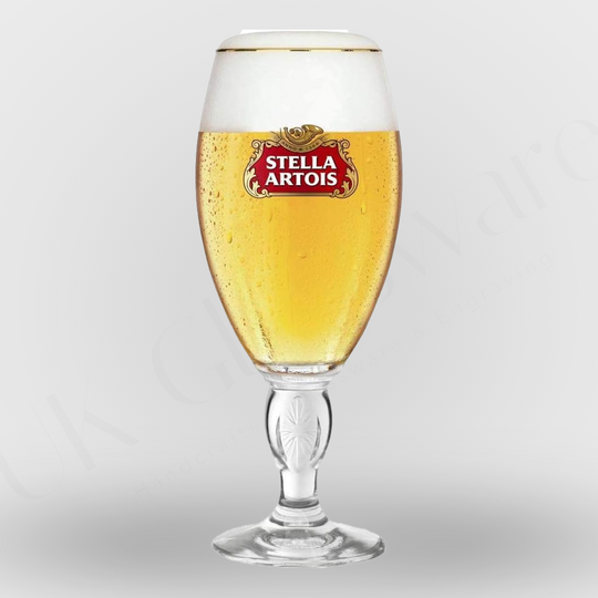 STELLA ARTOIS Nucleated HALF PINT Glass