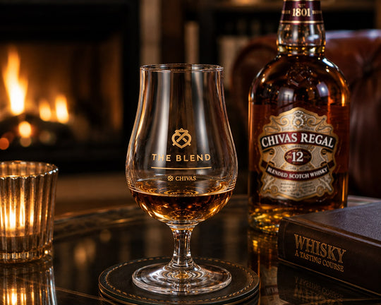 Chivas The Blend Whisky Glass – Stemmed Scotch Tasting Glass