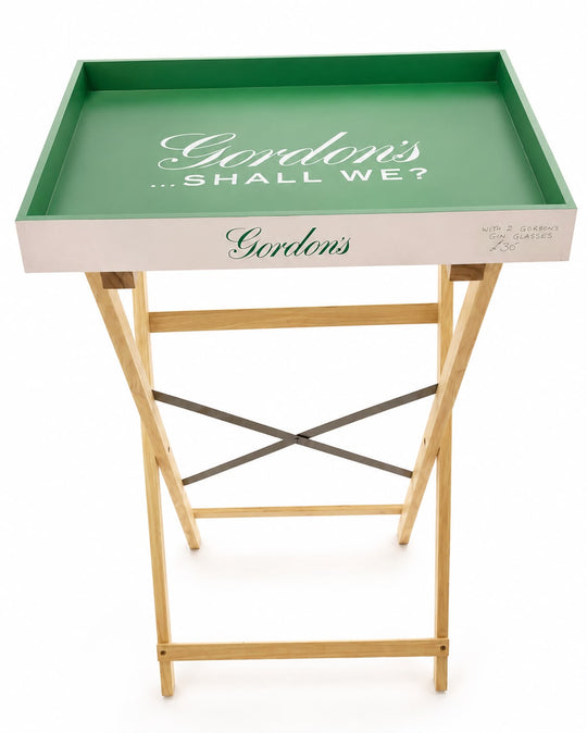 Gordon’s Gin Serving Table – Branded Folding Drinks Tray & Bar Table