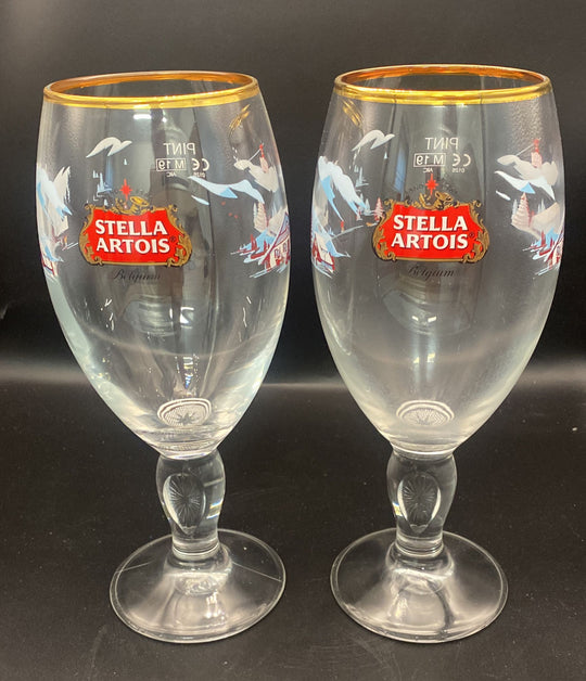 Stella Artois Pint Glass - 20oz Christmas Edition