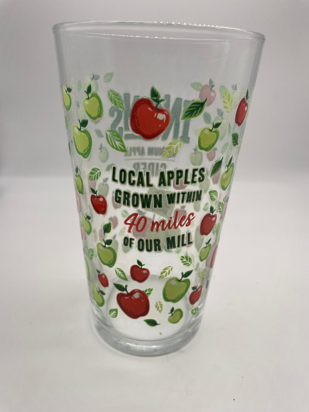 Inch's Medium Apple Cider Pint Glass - 20oz Shaker Pint