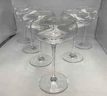 Load image into Gallery viewer, 1 X Bespoke Champagne Saucer Martini 200ml Clear Cocktail Glass
