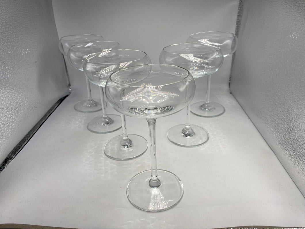 1 X Bespoke Champagne Saucer Martini 200ml Clear Cocktail Glass