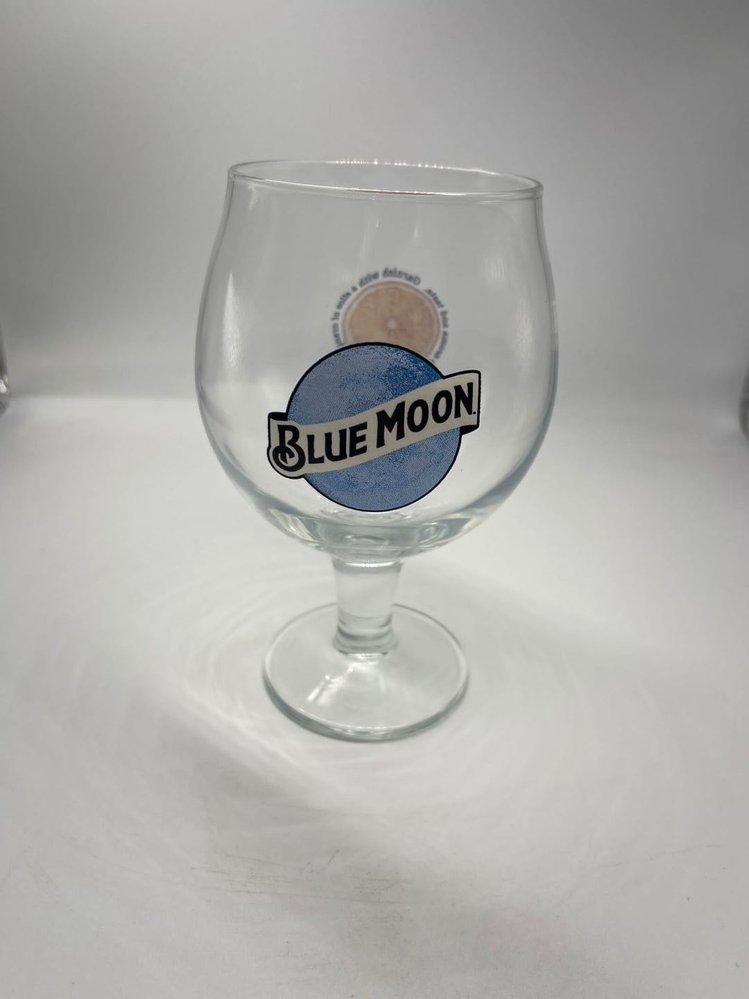 Blue moon 10oz half pint glass