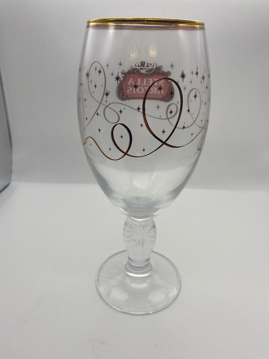 Stella Artois nucleated Christmas 20oz pint glass