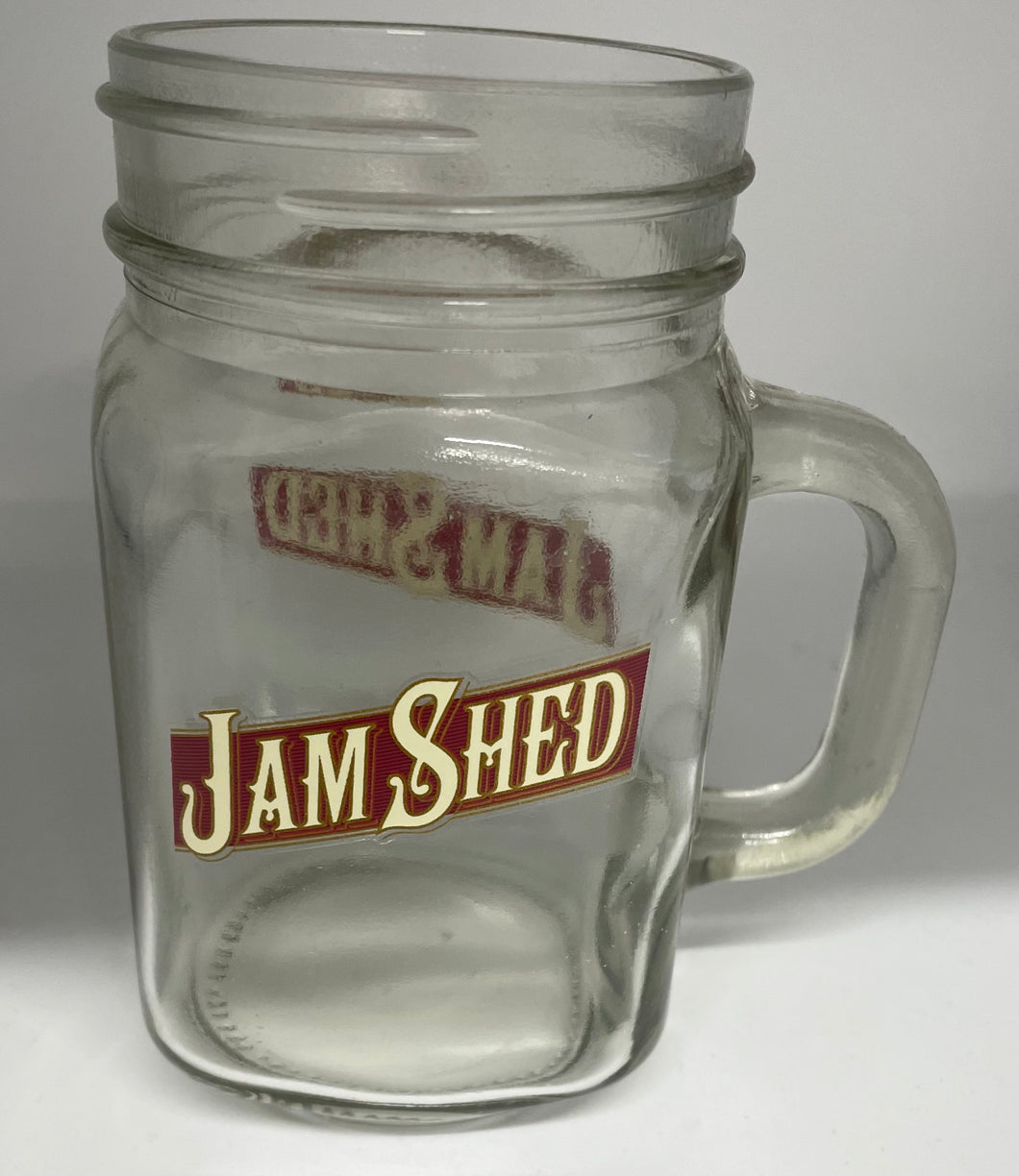 Jam Shed Wine Mason Jar Glass