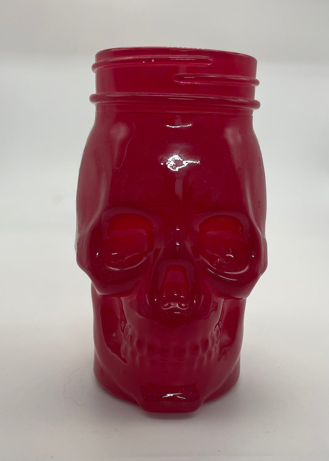 Raspberry Dead Man’s Fingers Skull Rum Glass