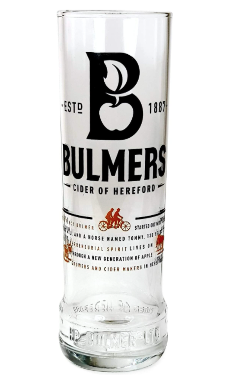 BULMERS CIDER GLASS – PINT/20oz