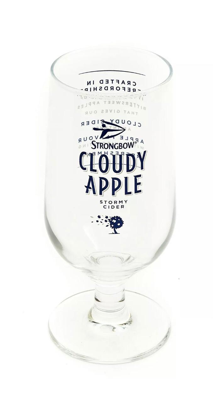 STRONGBOW CLOUDY APPLE CIDER GLASS PINT/20OZ